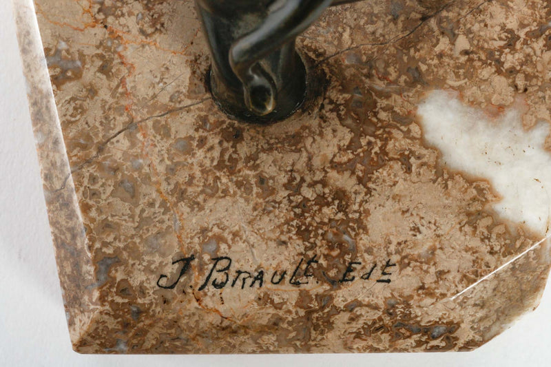 Bronze Animalier De J.Brault, Début XXème Siècle